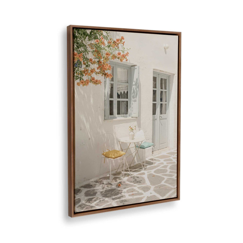 Impression sur toile Sunliet Siesta, Walnut Floater Frame, 20 po x 30 po