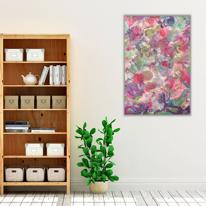 «Promise Me a Rose Garden III», reproduction d'art sur toile, H 48 po x l 32 po