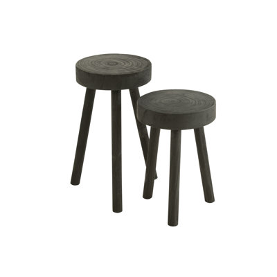 Torrance Solid Wood Accent Stool