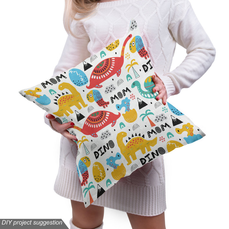 Multicolore, tissu de dinosaure Ambesonne par The Yard, l 36 po x L 360 po