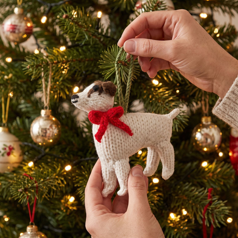 Ornement de Noël Jack Russell