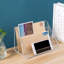 Clear Acrylic Plastic 3-Slot Tabletop File Organiser