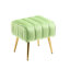 Chaise moderne en velours de couleur gazon, entièrement réglable, ergonomique pour le confort de la chambre à coucher