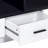 White and Black Coffee Table with Storage