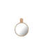Alle Round Solid Wood Mirror