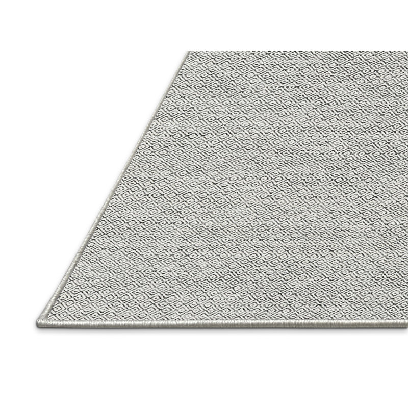 Tapis gris zone contemporaine, Rectangle 5 pi x 7 pi