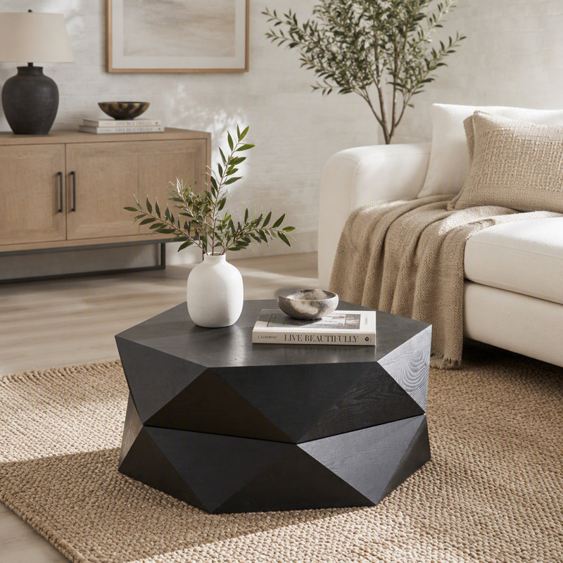 Single Coffee Table, Black