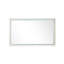 Miroir de salle de bain 84 x 48 po avec cadre en aluminium (miroir inclus seulement)-674136888