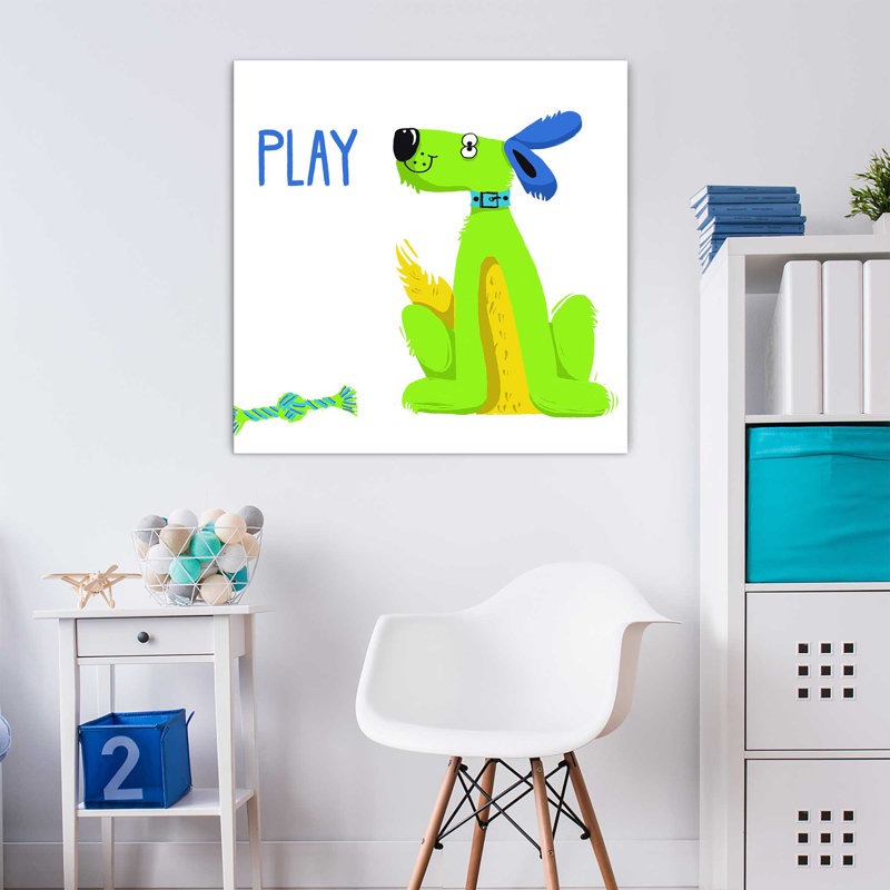 «Dogs Gone Wild II», impression, H 24 po x l 24 po x P 1,5 po, Toile tendue
