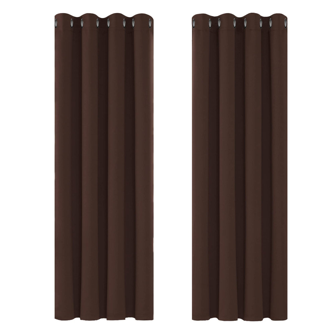 Polyester Blackout Grommet / Eyelet Curtain Pair