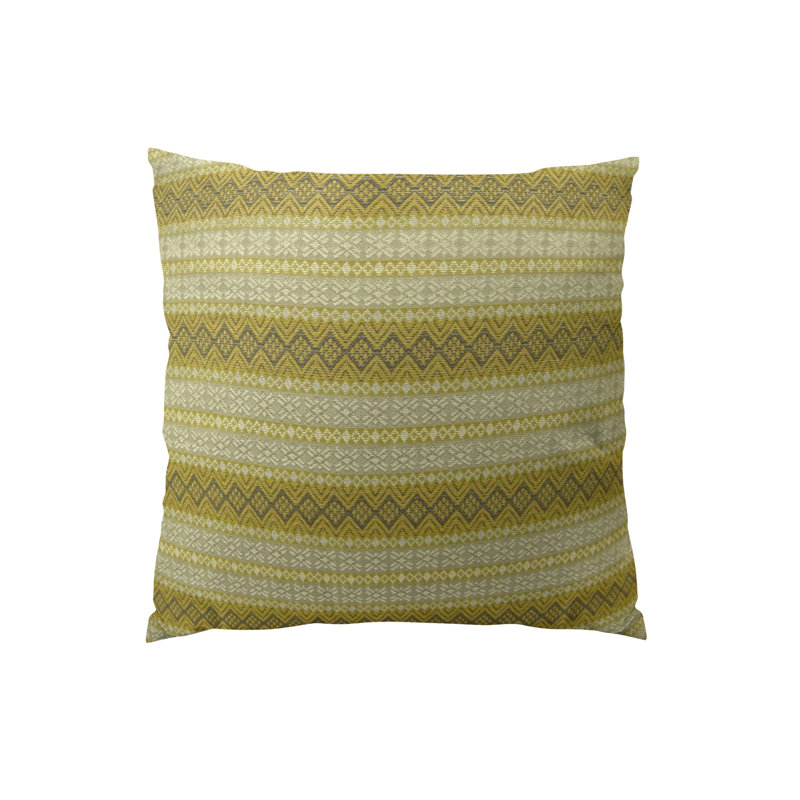 Coussin décoratif à rayures, 20 po x 36 po