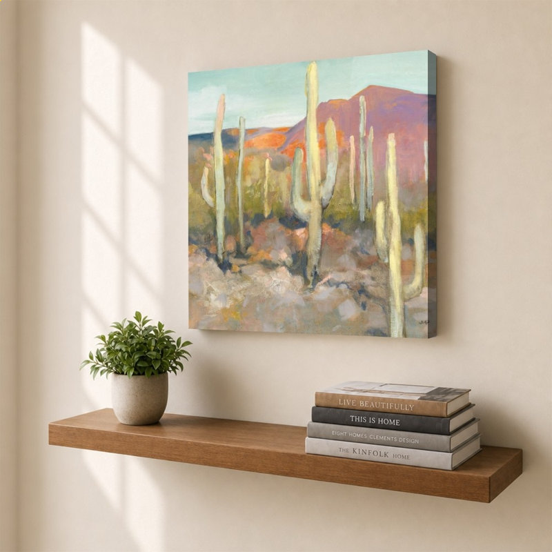 High Desert I par Julia Purinton - Impression sur toile, 36" H x 36" W