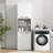 Costway 75" Bathroom Storage Cabinet With 4 Doors & 2 Open Compartments Freestanding-1659888965