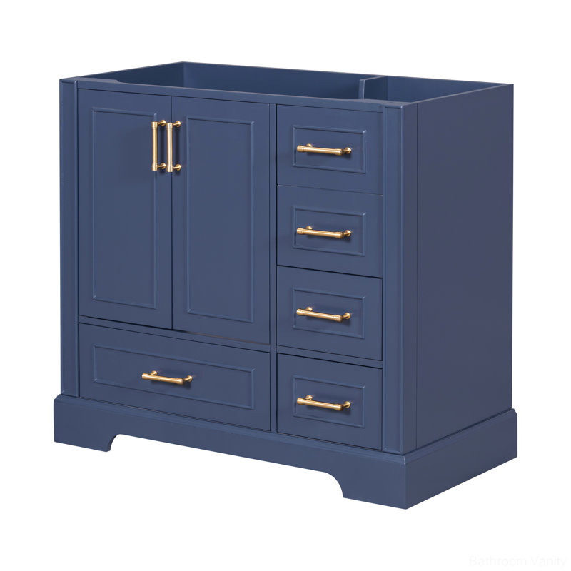 Base de meuble-lavabo Motteo 17,82 seulement, Bleu marine