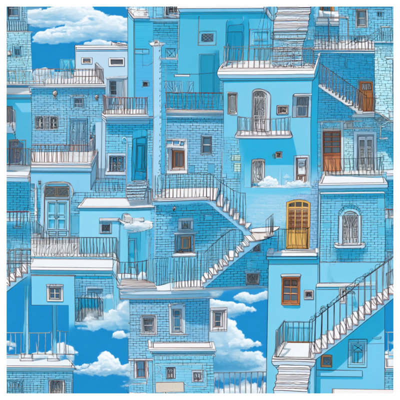 Coussin Buildings, coussins double face Architecture, 26 po x 26 po