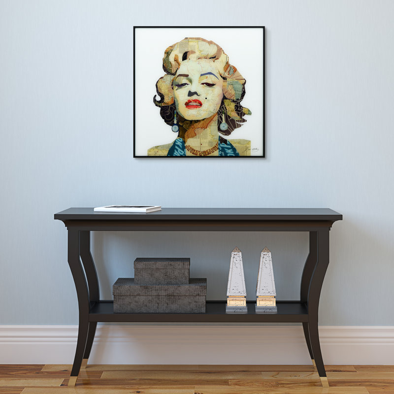 « Hommage à Marilyn », reproduction d’art sur verre