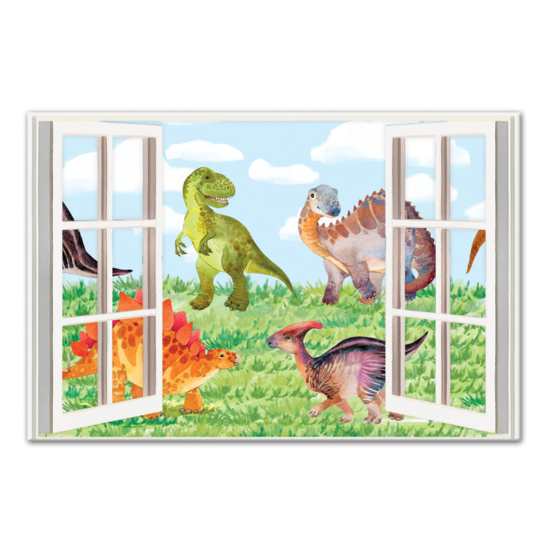 Art sur toile, "land" avant time window Mccaslin, H 12 po x l 18 po x P 1,25 po