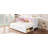 Twin XL To King Size Daybed With 2 Storage Drawers And Upholstered Backrest