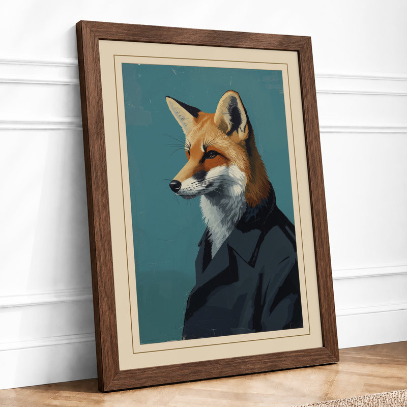 Dressed in Dignity Modern - Framed Print, Walnut, A1 - 84.1 x 59.4 cm