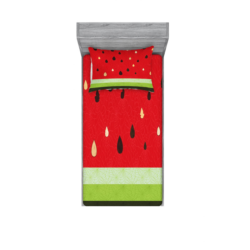 Ensemble de draps Macro, Ensemble de draps pour lit simple avec drap-housse