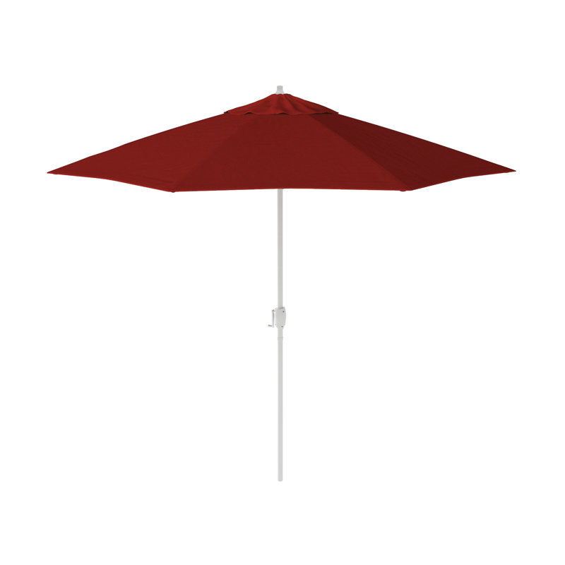 Parasol en aluminium 9 po, Rouge brique