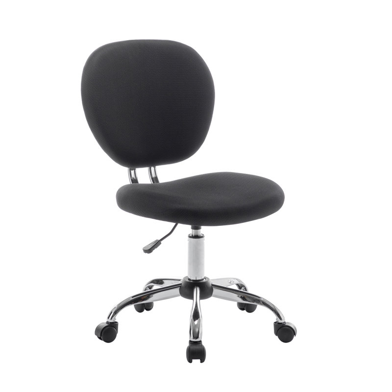 Devian Mesh Office Chair with Chrome Base, Black