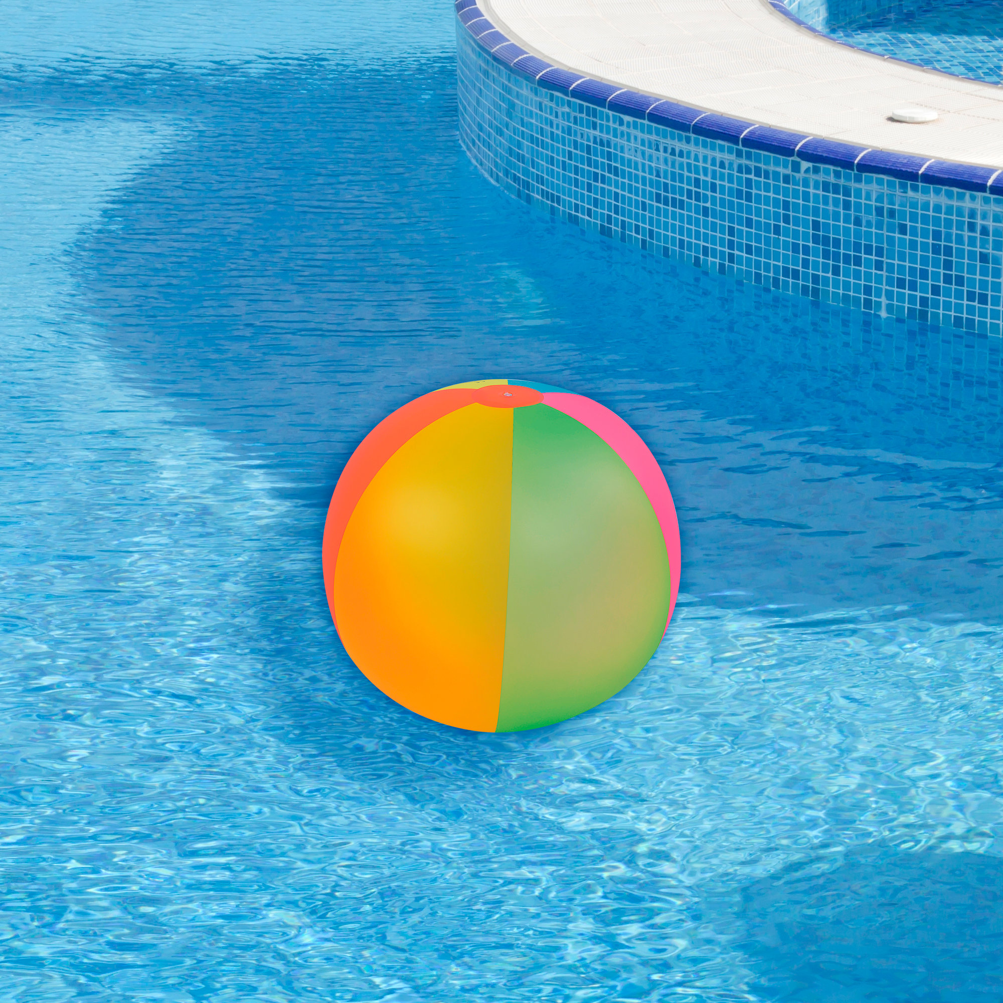 Pool Central Inflatable 6-Panel Jumbo Beach Ball - 39