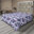 Violet foncé, mauve, gris / floral
