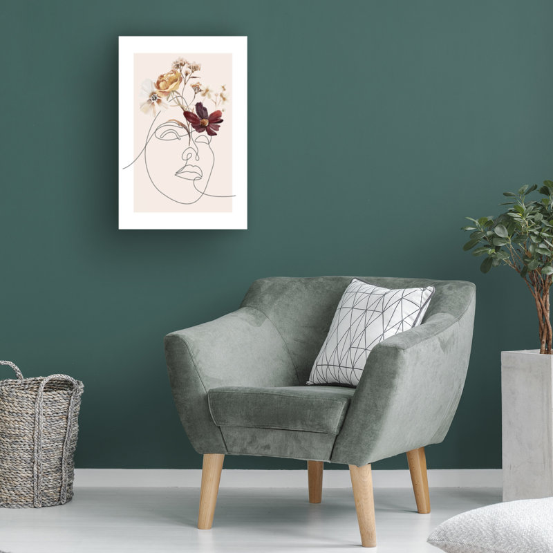 Art sur toile Face bolognaise, sauvage, H 47 po x l 30 po