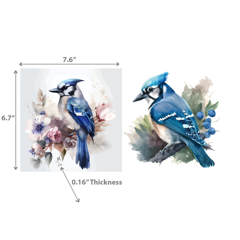 Ensemble de 2 serviettes suédoises Blue Jays