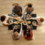 Table de salle à manger extensible 55 ", table de cuisine pour 4 à 6 personnes, noir