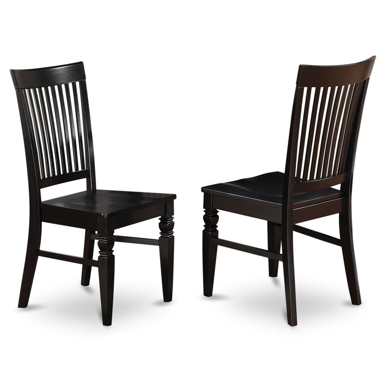 Ensemble de 2 chaises de salle à manger Weston, Noir