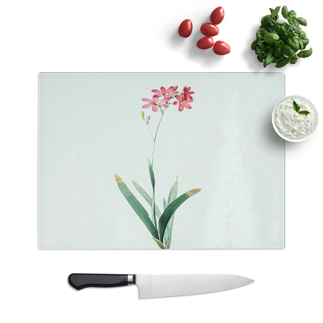 Tempered Glass Corn Lily Chopping Board