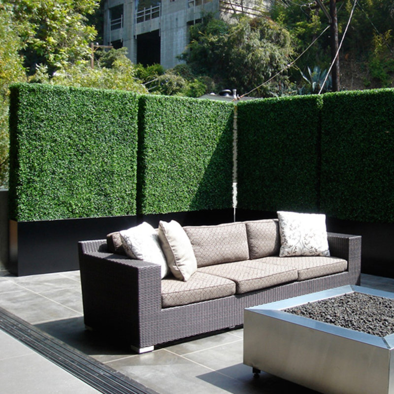 50.8cm Faux Boxwood Hedge, Milan
