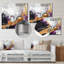 Otavio Glam Abstract Wall Decor on Metal-380623512