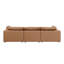 Canapé modulaire en cuir italien Cowville-106895650