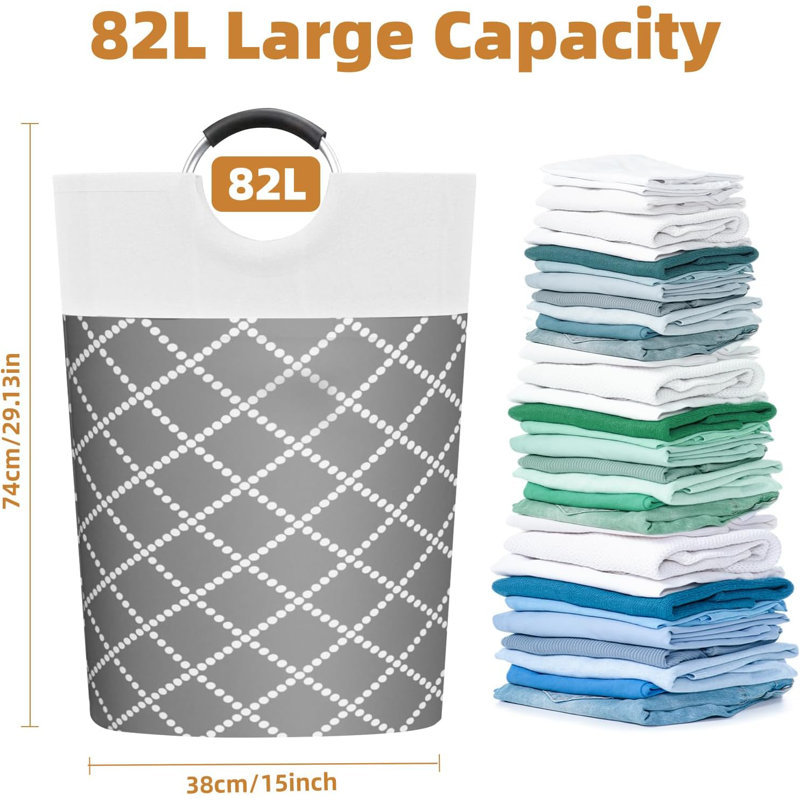 Fabric Laundry Hamper with Handles