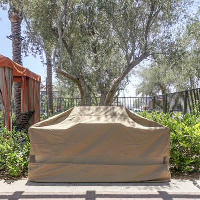 Housse de barbecue pour îlot de 100 po Covered Living - Housse de cuisine extérieure résistante et imperméable, protection toutes saisons résistante aux intempéries pour îlots de barbecue intégrés