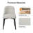 Modern Linen Fabric Upholstered Dining Chairs with Wood Legs-1672359650-1650812097-1646333330