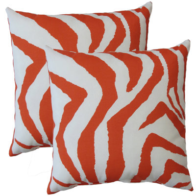 Saugatuck Zebra Indoor/Outdoor Throw Pillow