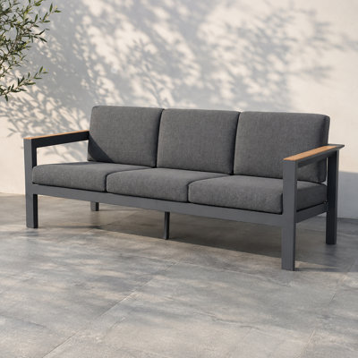 MIMO Aluminum Patio Sofa with Cushion