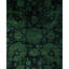 Overdyed Hand-Knotted Wool Modern-Contemporary Green Area Rug 6' 1" x 6' 1"