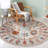 Lozoya Floral Hand Tufted Wool Cotton Rug -1844168793