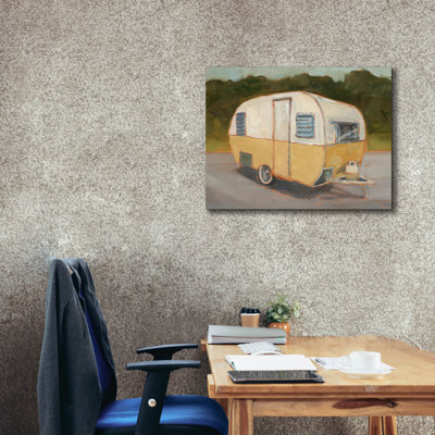 Epic Graffiti 'Retro Camper 2'  by Ethan Harper Canvas Wall Art, 34" x 26"