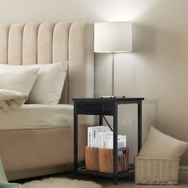 Table de bout Azam, Noir