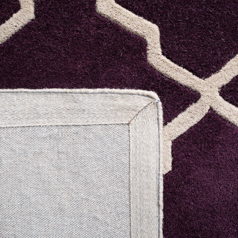 Carolene Hand Tufted Wool Geometric Rug, Rectangle 2' x 3'