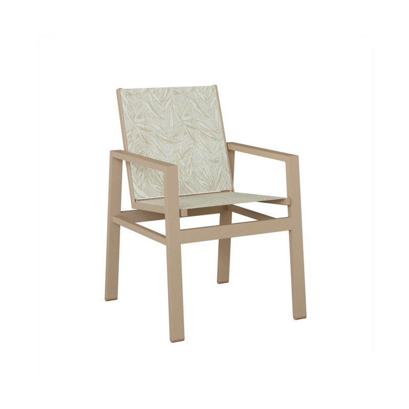 Chaise de salle à manger Ohlson Sahara Speckle, Aluminium moucheté Sahara, Montego Bay