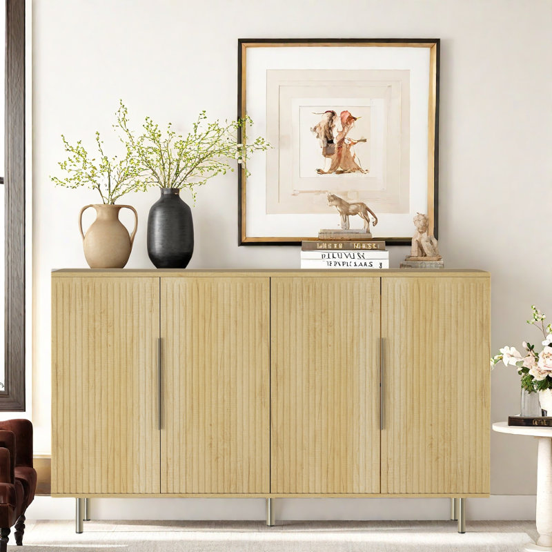 Buffet avec rangement et tablettes réglables