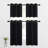 NICETOWN Blackout Small Window Valances, Rustic Farmhouse Curtains Grommet Top Thermal Insulated Window Drapes for Kitchen/Bathroom/Basement, 2 Panels.-5612446-5612435
