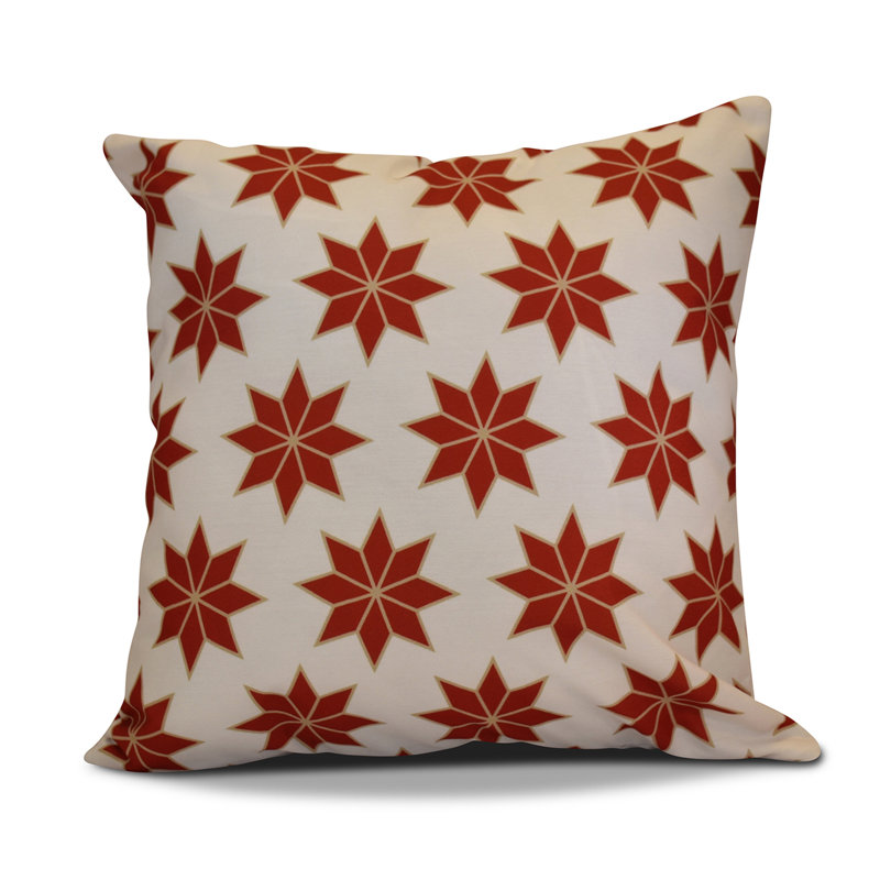 Coussin d'extérieur carré, 20 po x 20 po, Rouge